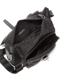 Prada Nylon Leather Crossbody Bag