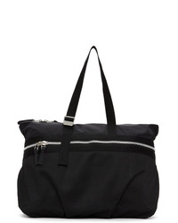 Bottega Veneta Black Nylon Duffle Bag