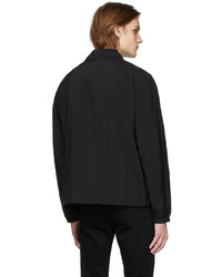 MAISON KITSUNÉ Black Bertil Windbreaker Jacket