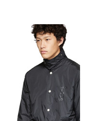 TAKAHIROMIYASHITA TheSoloist. Black Branded Coaches Jacket