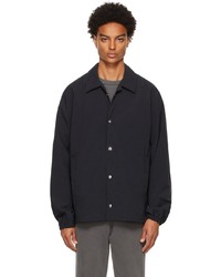 John Elliott Black Nylon Coachs Jacket