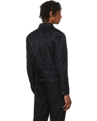 Saint Laurent Black Recycled Nylon Jacket