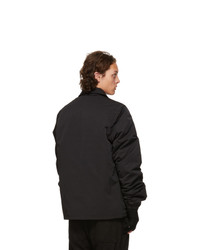 Rick Owens DRKSHDW Black Snap Front Jacket