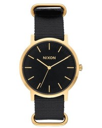Nixon Porter Nylon Strap Watch 40mm