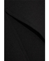 The Row Delmi Off The Shoulder Stretch Jersey Midi Dress Black