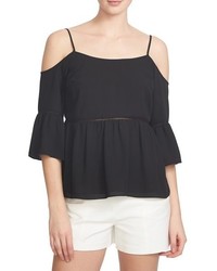 1 STATE 1state Cold Shoulder Peasant Top