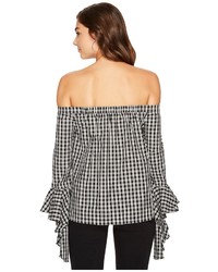 1 STATE 1state Off Shoulder Cascade Sleeve Top Blouse