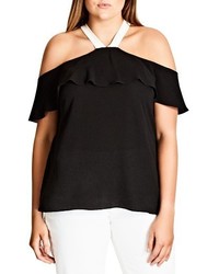 City Chic Ashi Off The Shoulder Top