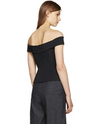 Opening Ceremony Black William Off The Shoulder Top