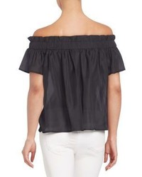 Saks Fifth Avenue RED Off The Shoulder Top
