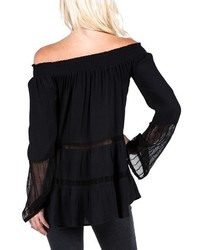 Volcom Ruff Crowd Off The Shoulder Top