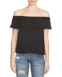 1 STATE Ruffled Off The Shoulder Top
