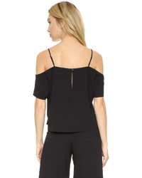 Alexander Wang T By Crepe Off The Shoulder Top