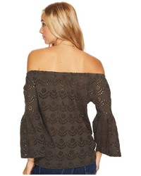 Lucky Brand Washed Off The Shoulder Top Clothing