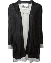8pm Fine Knit Open Front Cardigan