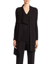Akris Architecture Collection Long Wool Cardigan