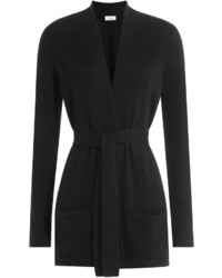 Closed Belted Cardigan With Wool And Cashmere