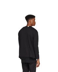 N. Hoolywood Black Jersey Cardigan