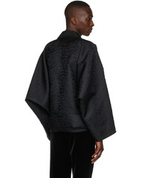 Saint Laurent Black Kimono Cardigan