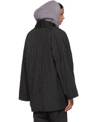VISVIM Black Kiyari Wrap Jacket