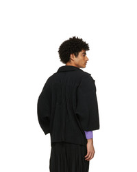 Homme Plissé Issey Miyake Black Monthly Colors October Jacket