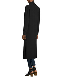 Neiman Marcus Cashmere Collection Long Open Front Cashmere Duster Cardigan