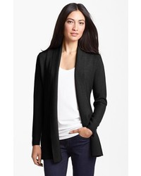 Eileen Fisher Open Front Cardigan Black Small