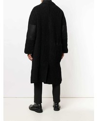Yohji Yamamoto Long Ribbed Knit Cardigan