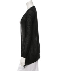 Theyskens' Theory Long Sleeve Open Front Cardigan