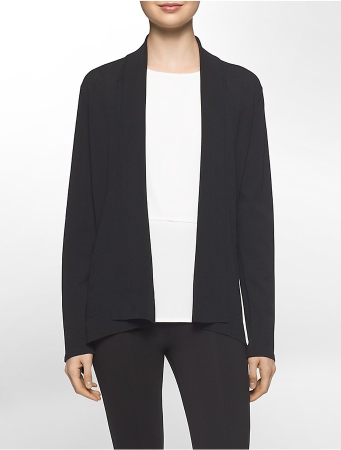 calvin klein open front jacket