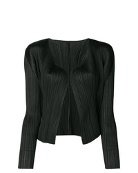 Pleats Please By Issey Miyake Open Front Cardigan