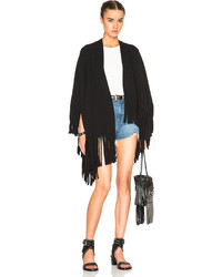 Burberry Prorsum Felted Knitted Poncho