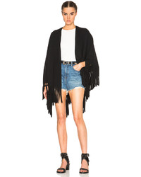 Burberry Prorsum Felted Knitted Poncho