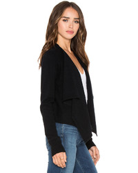 Vince Rolled Edge Drape Front Cardigan