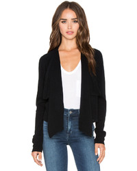 Vince Rolled Edge Drape Front Cardigan