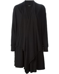Zucca Draped Open Front Cardigan