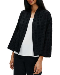 Eileen Fisher Shawl Collar Fil Coupe Jacket