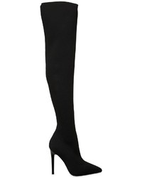 100mm Anabel Knit Over The Knee Boots