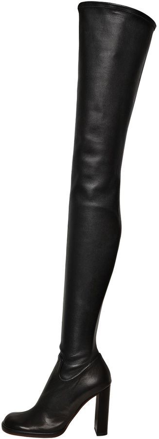 Mulberry 100mm Stretch Leather Over The Knee Boot, $1,450 ...