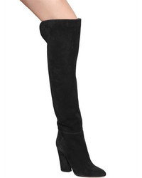 Sergio Rossi 105mm Suede Over The Knee Boots