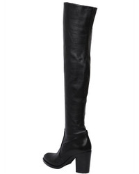 Strategia 80mm Stretch Leather Over The Knee Boots