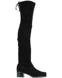 Stuart Weitzman Back Lace Up Over The Knee Boots