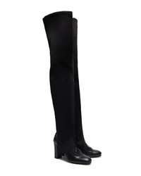 Kalda Black Lou 90 Stretch Thigh Boots