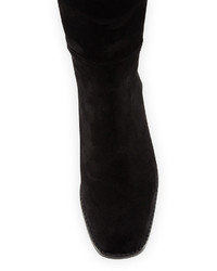 Stuart Weitzman Corley Suede Over The Knee Boot Black