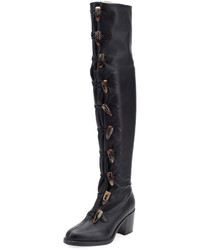 Christian Louboutin Dona Manuela Over The Knee Red Sole Boot