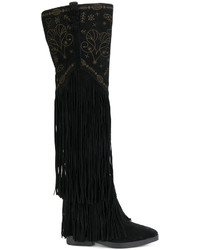 Ash Gipsy Fringed Thigh High Boots