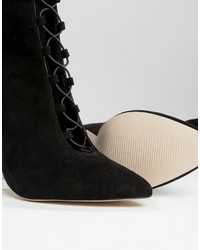 Asos Kari Bow Lace Up Over The Knee Boots