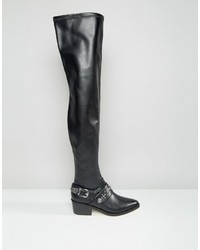 Asos Karza Western Over The Knee Boots