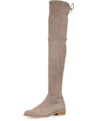 Stuart Weitzman Lowland Stretch Leather Over The Knee Boot