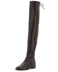 Stuart Weitzman Lowland Stretch Leather Over The Knee Boot